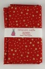 Fat Quarter - P303 Gold Stars - Red